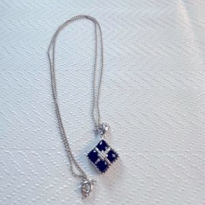 Black onyx stone necklace